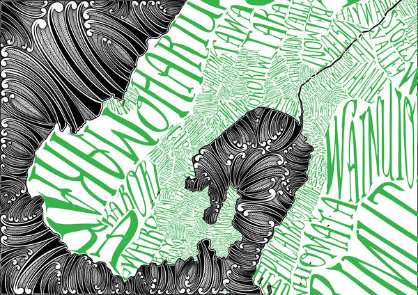 Wellington Suburbs (framed)